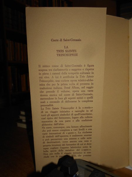 La Très Sainte Trinosophie. Traduzione integrale del manoscritto unico della …