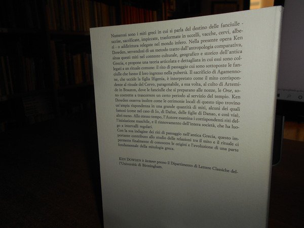 La Vergine e la Morte. L' iniziazione femminile nella mitologia …