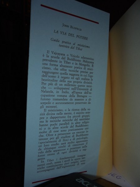 La Via del Potere. Guida pratica al misticismo tantrico del …