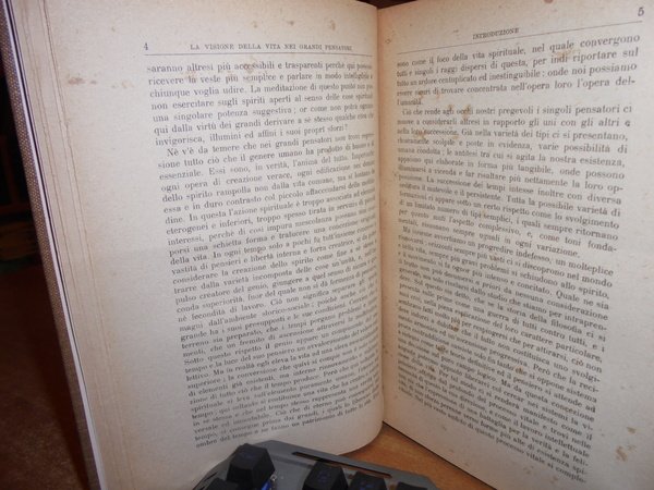 La Visione della Vita nei Grandi Pensatori. Una Storia del …