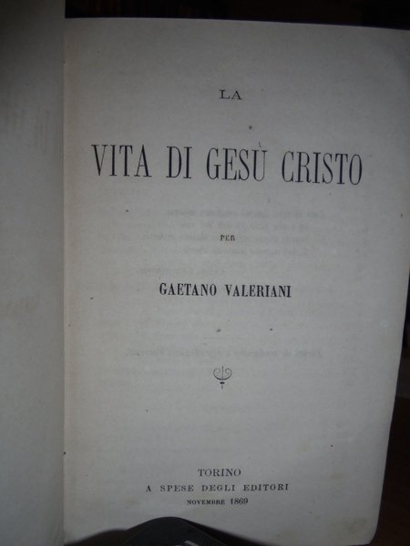 La Vita di Gesù Cristo