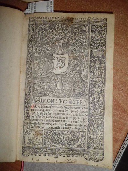(Lbro d' Hore). HEURES a l' Usage de Rome