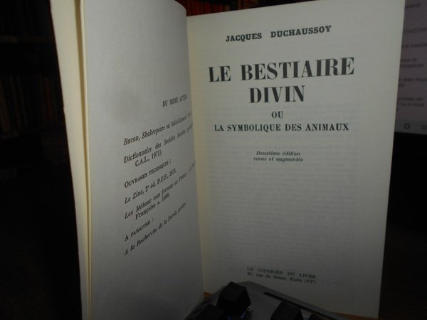 LE BESTIAIRE DIVIN ou la Symbolique des animaux