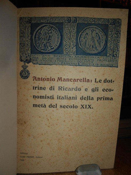 Le Dottrine di Ricardo e gli Economisti Italiani dalla prima …
