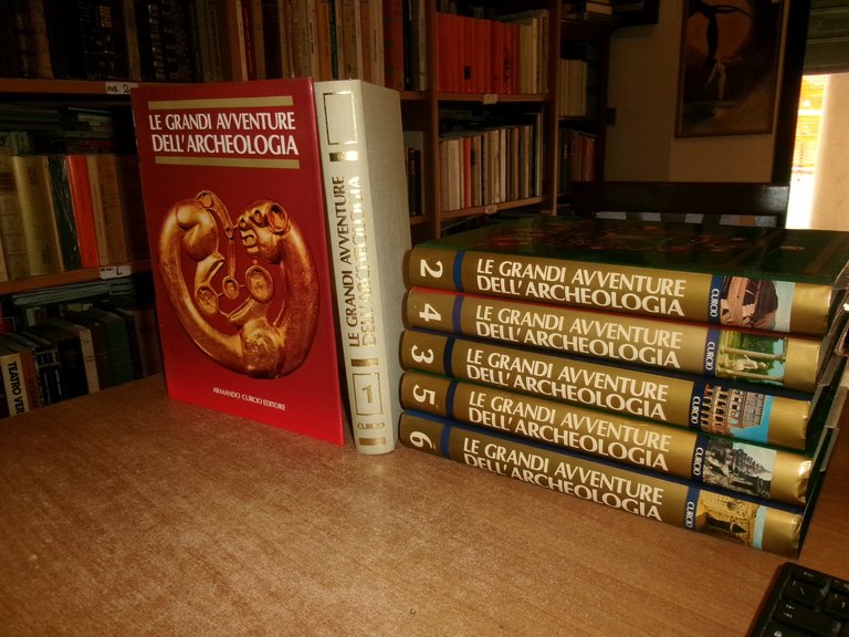 LE GRANDI AVVENTURE DELL' ARCHEOLOGIA. 6 VOLUMI - 1980