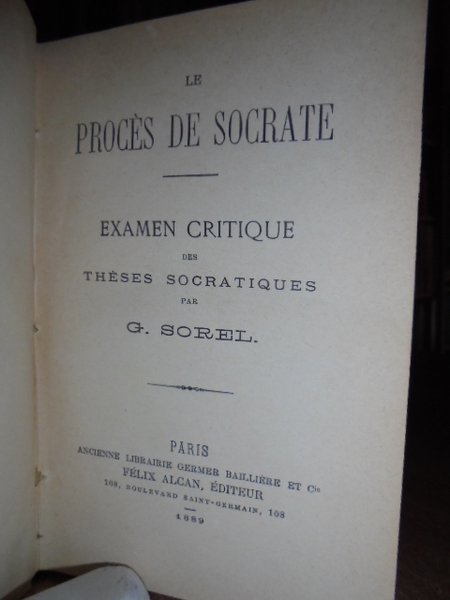 Le Procès De SOCRATE