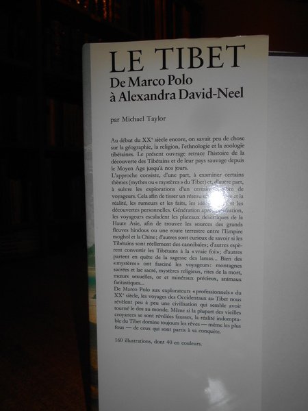 LE TIBET De Marco Polo à Alexandra David-Neel