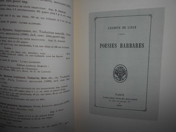 Le Trésor du BIBLIOPHILE Romantique et Moderne 1801-1875