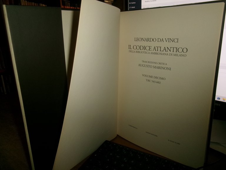 LEONARDO DA VINCI. Il Codice Atlantico Volume 10 - 2006