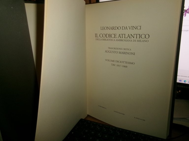 LEONARDO DA VINCI. Il Codice Atlantico Volume 18 - 2006
