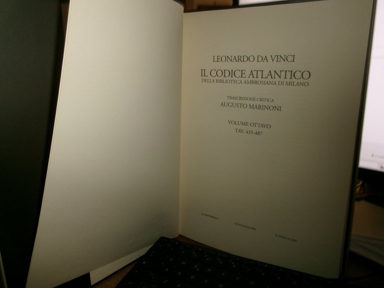 LEONARDO DA VINCI. Il Codice Atlantico Volume 8 - 2006