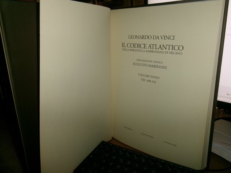 LEONARDO DA VINCI. Il Codice Atlantico Volume 9 - 2006