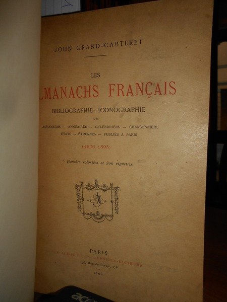 Les Almanachs Français Bibliographie-Iconographie