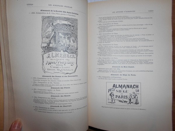 Les Almanachs Français Bibliographie-Iconographie