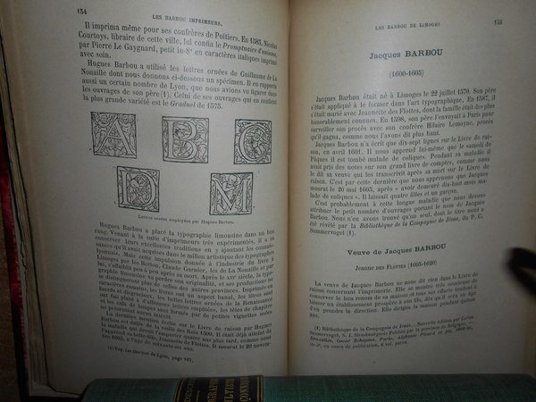 Les BARBOU Imprimeurs. Lyon-Limoges-Paris (1524-1820)