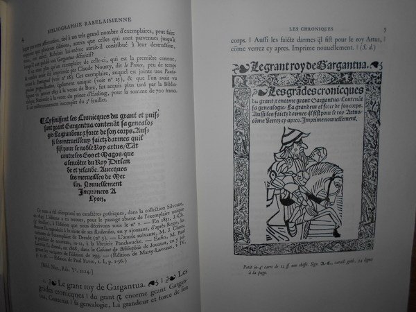 Les éditions de RABELAIS de 1532 à 1711 catalogue raisonné
