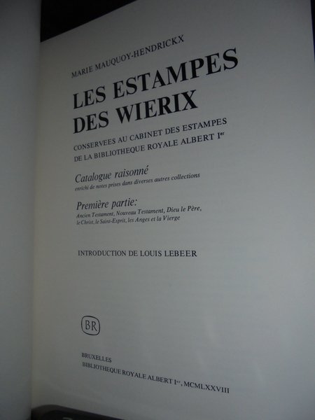 Les Estampes des WIERRIX, I, II
