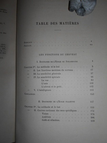 Les Fonctions du Cerveau doctrines de l' école de Strasbourg. …