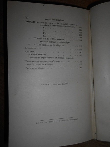 Les Fonctions du Cerveau doctrines de l' école de Strasbourg. …