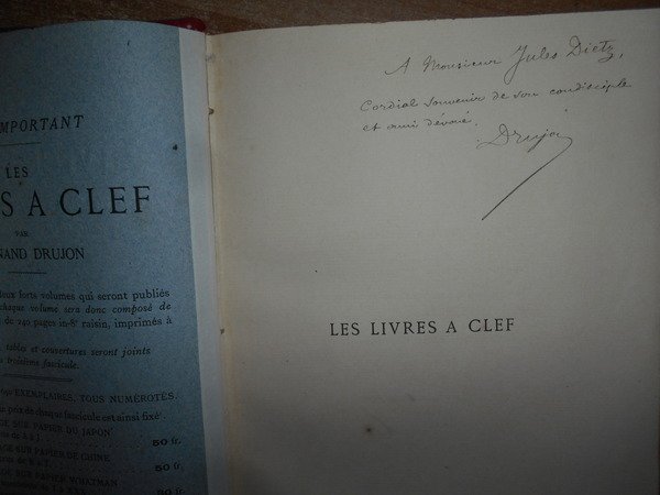 Les Livres à Clef étude de Bobliographie critique et analytique …