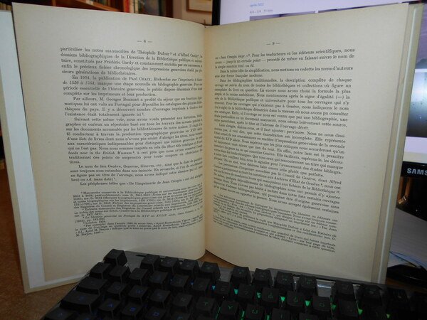 Les Livres Imprimés a Genève de 1550 a 1600