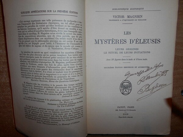 Les Mystères d' éleusis leurs origines - Le rituel de …