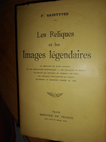 Les Reliques et les Images Légendaires