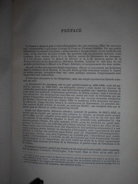 LES SUPERCHERIES LITTÉRAIRES DÉVOILÉES