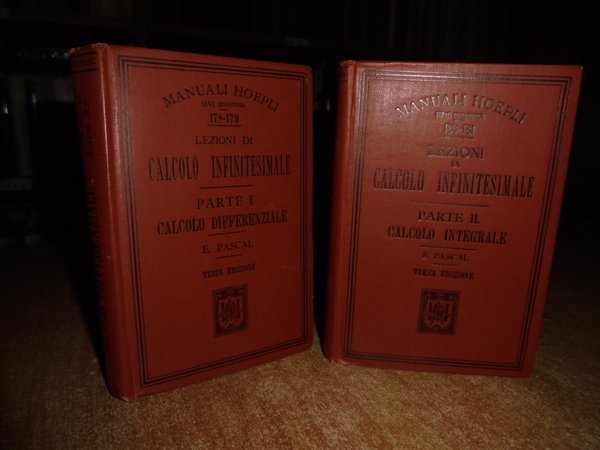 Lezioni di Calcolo Infinitesimale. Parte prima Calcolo differenziale. Parte seconda …