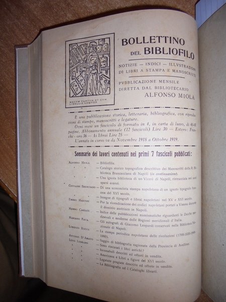Libri ed opuscoli su NAPOLI e l' Antico Reame.segue NAPOLI.delle …