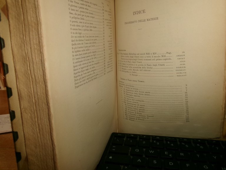 Liriche edite ed inedite. FAZIO DEGLI UBERTI 1883 | Immagine Gallery 6