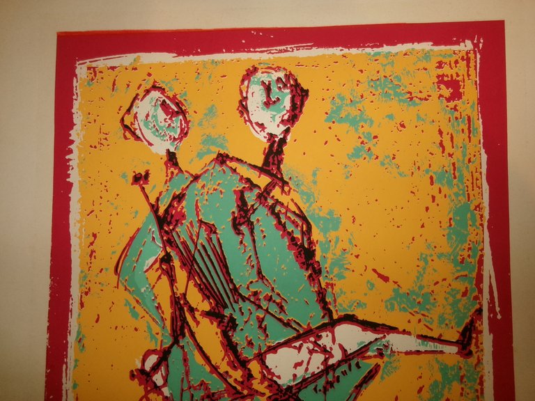 Litografia firmata e numerata (n° 24 di 50) di ENZO …