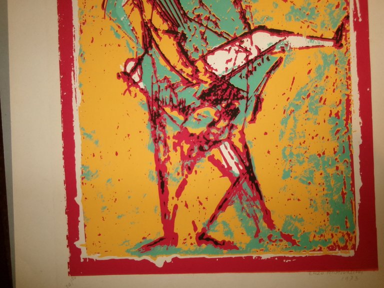 Litografia firmata e numerata (n° 24 di 50) di ENZO …