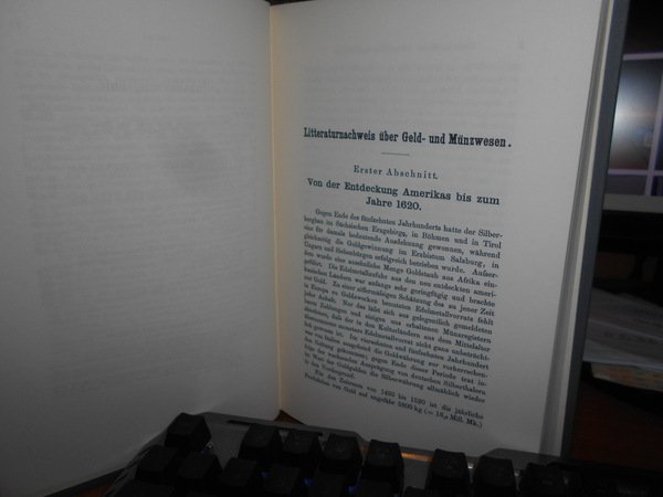 Litteraturnachweis über Geld- und Münzwesen insbesondere über den Wahrungsstreit, 1871-1891