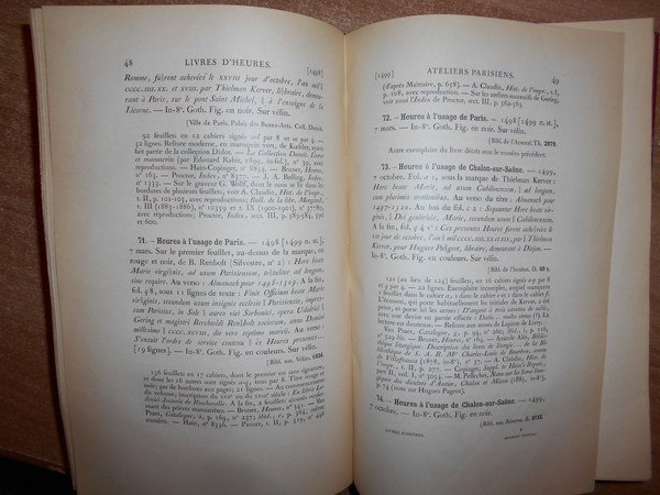 LIVRES D' HEURES Imprimés au XV et au XVI Siècle …