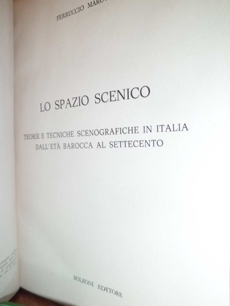 Lo Spazio Scenico