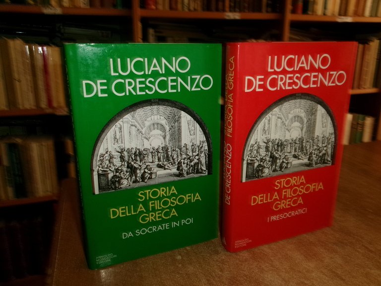 LUCIANO DE CRESCENZO. Storia della filosofia greca... 1983 - 1986 | Immagine Gallery 2