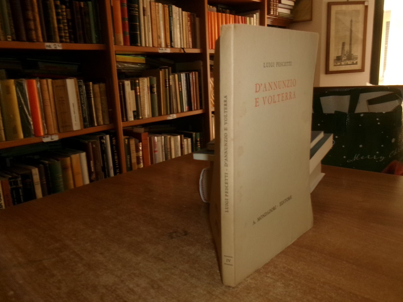 LUIGI PESCETTI. D' ANNUNZIO e VOLTERRA 1943
