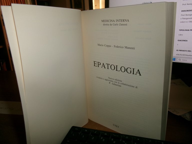 M. COPPO - F. MANENTI. EPATOLOGIA 1990