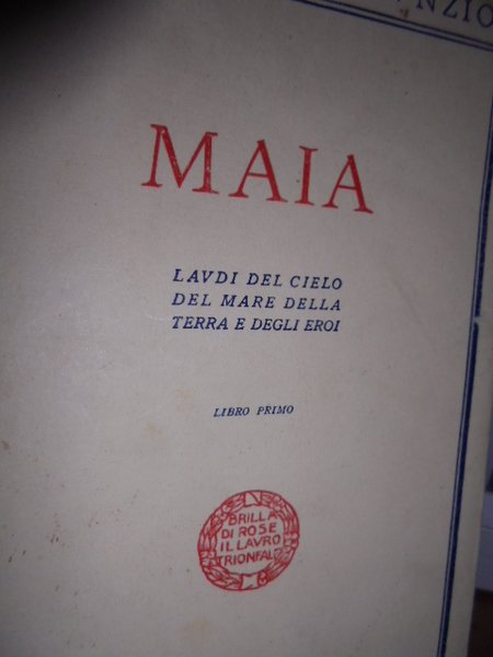 MAIA Laudi del Cielo del Mare della Terra e degli …