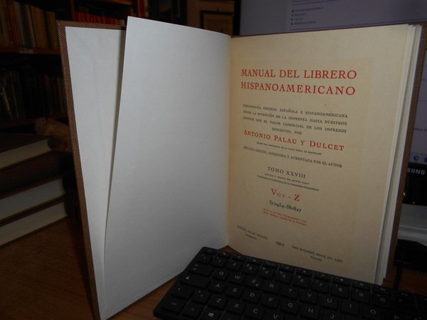 MANUAL DEL LIBRERO HISPANO AMERICANO