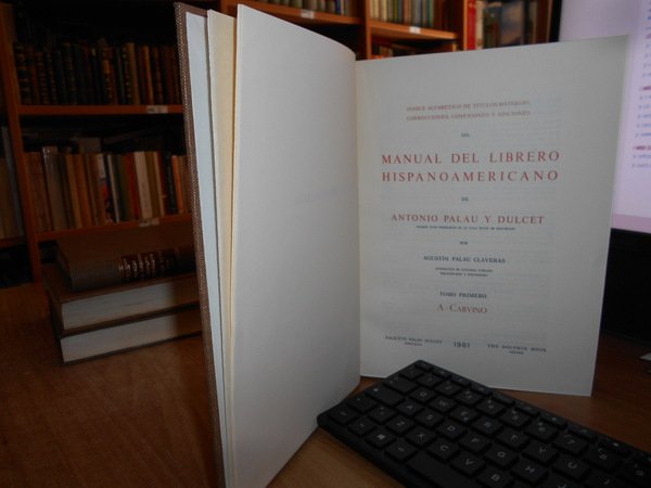 MANUAL DEL LIBRERO HISPANO AMERICANO