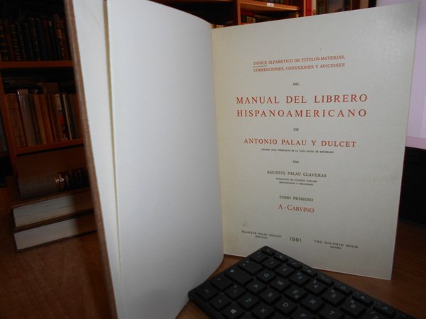 MANUAL DEL LIBRERO HISPANO AMERICANO