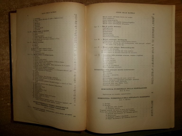 Manuale di SEMEIOTICA MEDICA. Umberto Carpi De Resmini 1946
