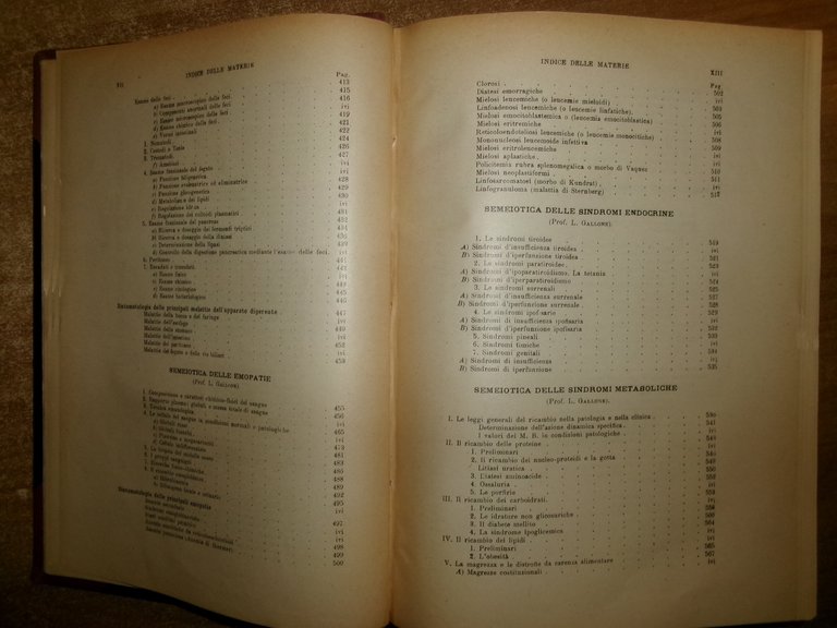 Manuale di SEMEIOTICA MEDICA. Umberto Carpi De Resmini 1946