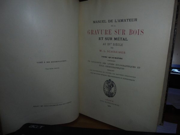 MANUEL DE L' AMATEUR de la GRAVURE SUR BOIS et …