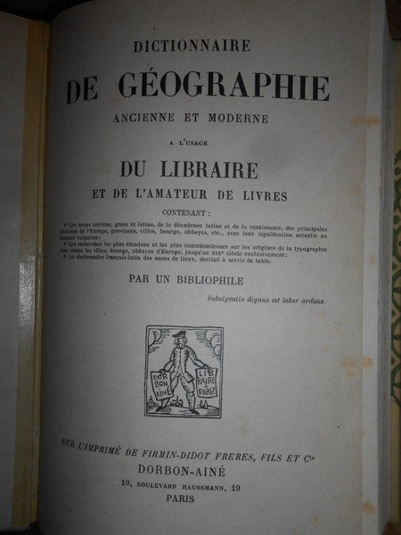 Manuel DU LIBRAIRE et de l' Amateur de Livres contenant. …