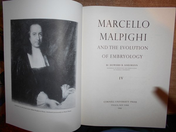 MARCELLO MALPIGHI and the Evolution of Embryology