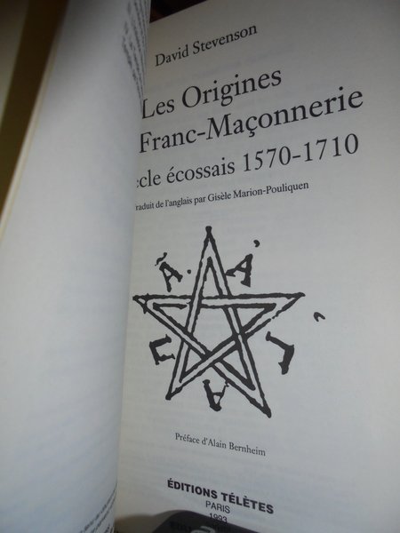 (Massoneria) Les Origines de la Franc-Maçonnerie. Le siècle écossais 1590 …