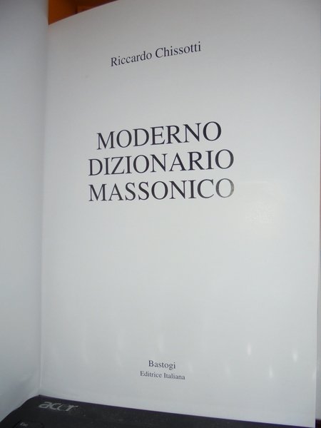 (Massoneria) Moderno Dizionario Massonico
